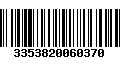 Código de Barras 3353820060370