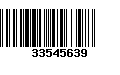 Código de Barras 33545639