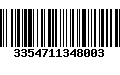 Código de Barras 3354711348003