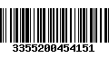 Código de Barras 3355200454151