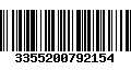 Código de Barras 3355200792154