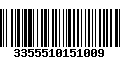 Código de Barras 3355510151009