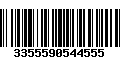 Código de Barras 3355590544555