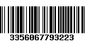 Código de Barras 3356067793223