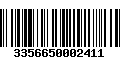 Código de Barras 3356650002411