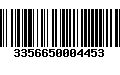 Código de Barras 3356650004453