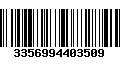 Código de Barras 3356994403509