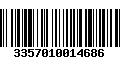 Código de Barras 3357010014686