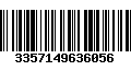 Código de Barras 3357149636056