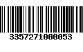 Código de Barras 3357271000053