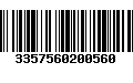 Código de Barras 3357560200560