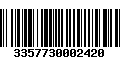 Código de Barras 3357730002420