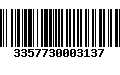 Código de Barras 3357730003137