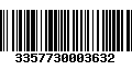 Código de Barras 3357730003632