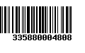 Código de Barras 335880004808