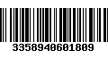 Código de Barras 3358940601809