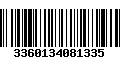 Código de Barras 3360134081335