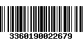 Código de Barras 3360190022679