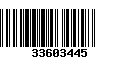 Código de Barras 33603445