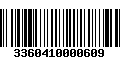 Código de Barras 3360410000609