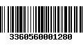 Código de Barras 3360560001280