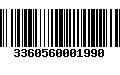 Código de Barras 3360560001990