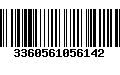 Código de Barras 3360561056142