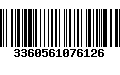 Código de Barras 3360561076126