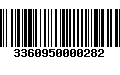 Código de Barras 3360950000282