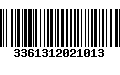 Código de Barras 3361312021013