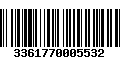 Código de Barras 3361770005532