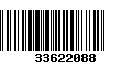 Código de Barras 33622088