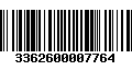 Código de Barras 3362600007764