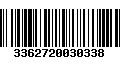 Código de Barras 3362720030338