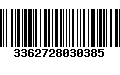 Código de Barras 3362728030385