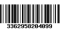 Código de Barras 3362958204099