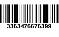 Código de Barras 3363476676399