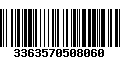 Código de Barras 3363570508060