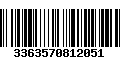 Código de Barras 3363570812051