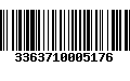 Código de Barras 3363710005176