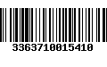 Código de Barras 3363710015410