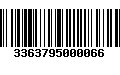 Código de Barras 3363795000066