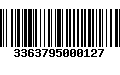 Código de Barras 3363795000127