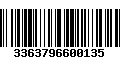 Código de Barras 3363796600135