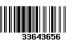 Código de Barras 33643656