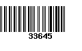 Código de Barras 33645