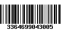 Código de Barras 3364699043005