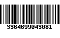 Código de Barras 3364699043081