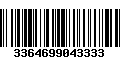 Código de Barras 3364699043333