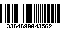 Código de Barras 3364699043562